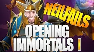 Dota 2 NeilFails at Immortal #1 Treasure Opening - TI9 Battle Pass