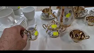 секонд-хенд Германия барахолка базар фарфор хрусталь антик винтаж Second Hand Germany porzellan