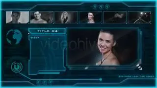 HIGH TECH OS (sci-fi video display) - After Effects Templates