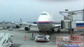 747 Pushback Truck Parking @ Amsterdam