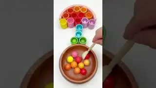 Color Sorting ASMR Reverse #asmr #satisfying