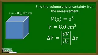 Propagated Uncertainty : Numerical Application