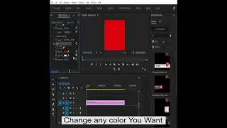 How to Cange a Background Color in Adobe premiere pro