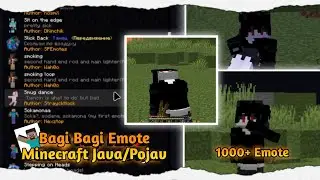 Bagi Bagi Emote Keren Pojav Launcher,Java,Zalith Launcher || 1000+ Emote