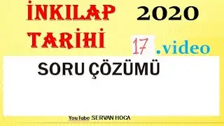 2020 KPSS TARİH SORU ÇÖZÜMÜ ( İnkılap Tarihi ) 