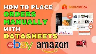 How to Place Orders Manually with Datasheets (For Amazon, eBay, or Other Stores)