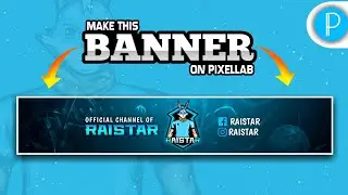 How to make free fire banner for youtube channel | How to make gaming banner in pixellab | 2023