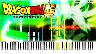 DRAGON BALL SUPER BROLY: MAIN THEME (BLIZZARD - DAICHI MIURA) | Piano Tutorial