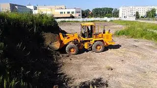 Loader Amkodor in action. Pt. 2