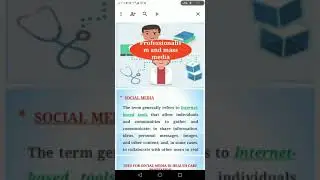 Professionalism & Mass media