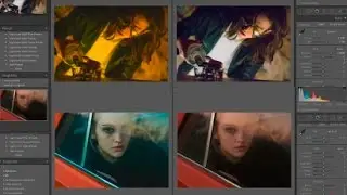 Обработка киношного портрета в Lightroom (до - после). Фрагмент стрима + файлы для тренировки