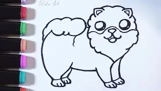 How to Draw a Cute Dog | Easy Drawing