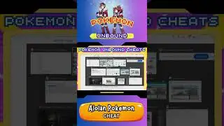 Discover Alola in Unbound! Pokémon Unbound Alolan Pokemon Cheat #shorts #pokemon #gaming