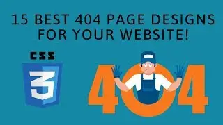 15 Best 404 Page Designs For Your WebSite | 15 Top 404 Error Page Examples !