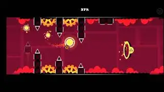 Beating Clutterfunk from Geometry Dash on Android