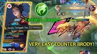 VERY EASY AGAINST BRODY USING KIMMY - Kimmy Hyper Carry | Build Tersakit - MLBB