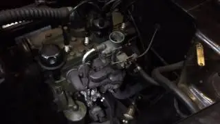 Pedro's 1955 Ford Anglia 100e after new inlet & exhaust manifold fitted