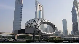 Walking Along Sheikh Zayed Road In Dubai, United Arab Emirates 🇦🇪