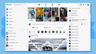 How To Make A  Facebook Clone Design Using | HTML & CSS