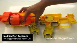 Modified Nerf Barricade - Demo & Range Testing
