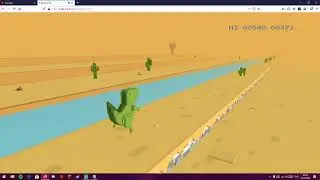 Look what I found. Dinosaur 3D game (Dinosaur Chrome)