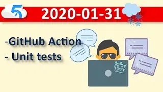 2020-01-31 (VOD) GitHub Action and Unit tests for .Net Code