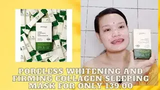 #Bioaquacollagensleepingmask #jay_annlegada / whitening,firming and anti acne for only 139 pesos