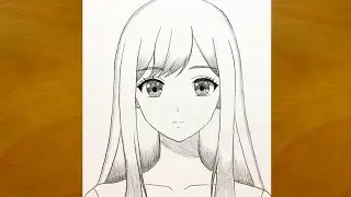 Anime Girl Drawing Step-by-Step || Easy Anime Art for Beginners || How to Sketch Anime Girls