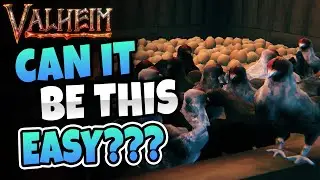 Valheim Chicken Farm - Simple! Efficient! Automated!