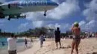 St. Maarten 747 Landing