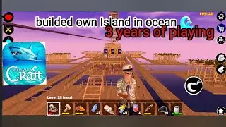 Survival & Craft: Multiplayer walkthrough | made huge island in Raft | 3 year of playing Raft 🏝️