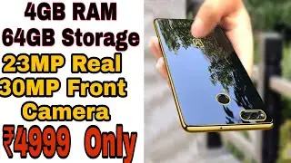 4GB RAM, 64GB Internal Storage, 23+30MP Real+Front Camera In Only ₹4999 || Mobile Under ₹5000