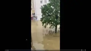 Povodně Krnov 2024 - Hlavní náměstí