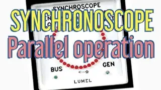 Synchronoscope method parallel operation of Alternator