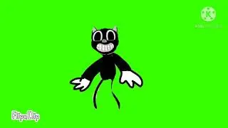 cartoon cat jumpscare green screen (no Dowland)
