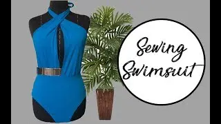 •DIY•Шьем купальник с металическим ремнем | Купальник трансформер | Sewing Belted Swimsuit |