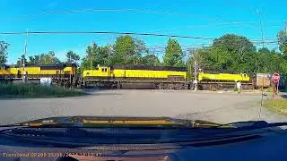 NYS&W SU99 from dashcam #dashcam #dashcamvideos #dashcamrailfanning