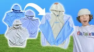 Combining 3 HOODIES into 1!!! (and Giving it to a Friend)