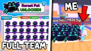 I Got A FULL TEAM Of *GLITCHED CRABS* To Become The STRONGEST In Arm Wrestle Simulator!