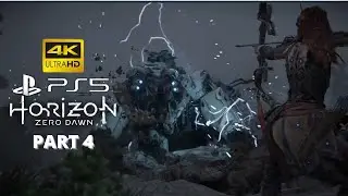 HORIZON ZERO DAWN Gameplay Walkthrough Part 4 FULL GAME [4K 60FPS PS5] - No Commentary