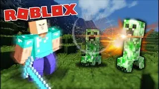 One Of The Best ROBLOX Minecraft Games!!!