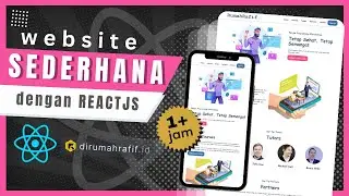DARI AWAL SAMPAI DEPLOY | MEMBUAT WEBSITE SEDERHANA DENGAN REACT JS