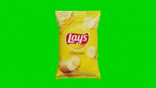 Classic Lays Potato Chips | Green Screen Background Video