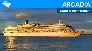 Arcadia departs Southampton (03/09/2024)