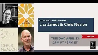CITY LIGHTS LIVE! Lisa Jarnot with Chris Nealon