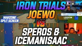 JoeWo VS Speros & IceManIsaac - IRON TRIALS - Warzone Split Screen Battle