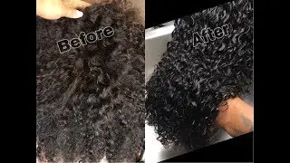 REVIVE OLD CURLY WEAVE | Boiling Method |
