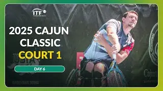 Live: 2025 Cajun Classic - Court 1, Day 6