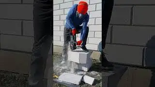 How to cut concrete blocks 