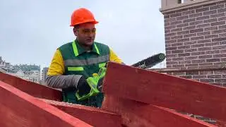 Процес перекриття даху - Зелений Мис Одеса
